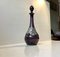 Purple Liquor Decanter with Jugendstil Pewter from Holmegaard, 1923, Image 1