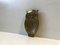 Antique Brass Owl Ashtray 1