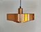 Copper Roulet Ceiling Lamp by Johannes Hammerborg for Fog & Mørup, 1960s, Image 1