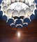 Lampe à Suspension Mid-Century en Métal Blanc par H. Zender pour Temde, Suisse 2