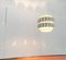 Lampe à Suspension Mid-Century en Métal Blanc par H. Zender pour Temde, Suisse 5