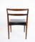 Danish Dining Chairs in Rosewood and Black Leather, 1960s, Set of 4 7