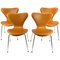 Modell 3107 Stühle von Arne Jacobsen, 4 . Set 1