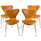 Sedie modello 3107 di Arne Jacobsen, set di 4, Immagine 1