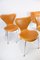 Sedie modello 3107 di Arne Jacobsen, set di 4, Immagine 11