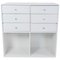 White Montana Module with 6 Drawers and 2 Larger Rooms by Peter J. Lassen 1