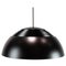 Lampe à Suspension Royal en Métal Noir par Arne Jacobsen 1