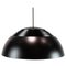 Royal Ceiling Pendant in Black Metal by Arne Jacobsen 1