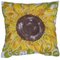 Hand-Painted Sunflower Throw Cushion by Joan Collier, Image 1