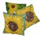 Hand-Painted Sunflower Throw Cushion by Joan Collier, Image 2