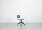 Blue Mid-Century Office Chairs by Velca Legnano, Set of 4, Image 4
