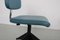 Blue Mid-Century Office Chairs by Velca Legnano, Set of 4 16