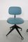 Blue Mid-Century Office Chairs by Velca Legnano, Set of 4 17