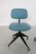 Blue Mid-Century Office Chairs by Velca Legnano, Set of 4, Image 17
