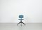 Blaue Mid-Century Bürostühle von Velca Legnano, 4er Set 3