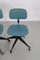 Blue Mid-Century Office Chairs by Velca Legnano, Set of 4 19