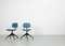 Blue Mid-Century Office Chairs by Velca Legnano, Set of 4, Image 6