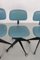 Blue Mid-Century Office Chairs by Velca Legnano, Set of 4, Image 20