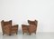 Velvet Lounge Chairs Attributed to Melchiorre Bega, Italy, 1950s, Set of 3 8