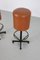 Barstools with Brown Leatherette Cover, Italy, 1960s, Set of 2 5