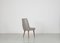 Hellgraue Kunstleder Stühle, Italien, 1950er, 8er Set 6