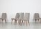 Chairs with Light Grey Leatherette Cover, Italy, 1950s, Set of 8, Image 14