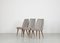 Chairs with Light Grey Leatherette Cover, Italy, 1950s, Set of 8 12