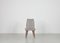 Hellgraue Kunstleder Stühle, Italien, 1950er, 8er Set 2