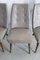 Chairs with Light Grey Leatherette Cover, Italy, 1950s, Set of 8 17