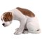 Perrito Labrador de porcelana de Royal Copenhagen, años 20, Imagen 1