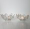 Crystal Glass Votive Candleholders by Kosta Boda for Orrefors, Sweden, Set of 2 2