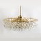 Chandeliers in Brass and Crystal Glass from Bakalowits & Sohne, Austria, 1960s, Set of 2 3