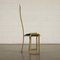 Stühle aus emailliertem Metall, Schaumstoff & Samt von Marzio Cecchi, Italy, 1980er, Set of 8 3