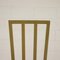 Stühle aus emailliertem Metall, Schaumstoff & Samt von Marzio Cecchi, Italy, 1980er, Set of 8 4