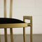 Stühle aus emailliertem Metall, Schaumstoff & Samt von Marzio Cecchi, Italy, 1980er, Set of 8 6