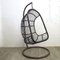 Vintage Rattan & Bamboo Hanging Egg Chair, Image 1