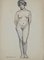 André Meaux Saint-Marc, Nude, Pencil on Paper, Early 20th Century 1