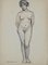 André Meaux Saint-Marc, Nude, Pencil on Paper, Early 20th Century, Image 1
