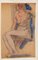Desconocido, desnudo de mujer, técnica mixta, 1926, Imagen 1