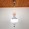 Vintage Art and Craft Style Porcelain Pendant Lamp, 1950s, Image 1