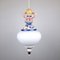 Vintage Art and Craft Style Porcelain Pendant Lamp, 1950s 5