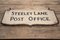 Steeley Lane Post Office Sign 8