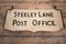 Steeley Lane Postamt Schild 1