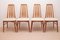 Eva Dining Chairs by Niels Koefoed for Koefoeds Hornslet, 1960s, Set of 4 2