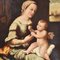 Öl auf Leinwand, Madonna mit Kind, 19. Jahrhundert 2