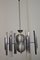 Chromed Ceiling Lamp from Toscana Luce, 1970s, Image 1