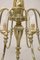 Gilt Brass Ceiling Lamp, 1950s 8