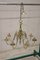 Gilt Brass Ceiling Lamp, 1950s, Image 3