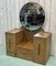 Art Deco Blonde Oak Dressing Table, 1930s 5