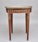 Mahogany Side Table with Marble Top, 1800s 6